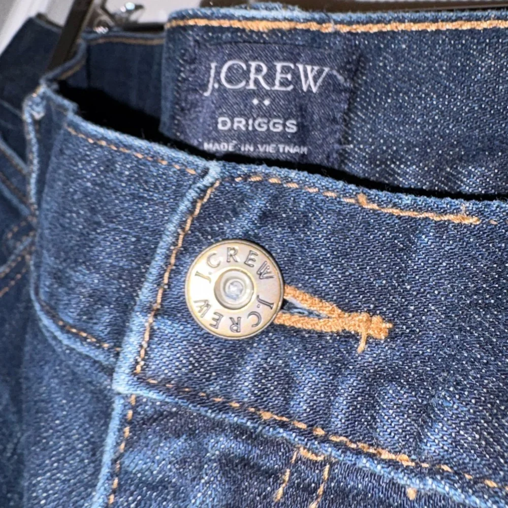 J. Crew‎ Men’s Driggs Dark Blue Denim Jeans 34x30 Casual Basic Preppy Minimalist